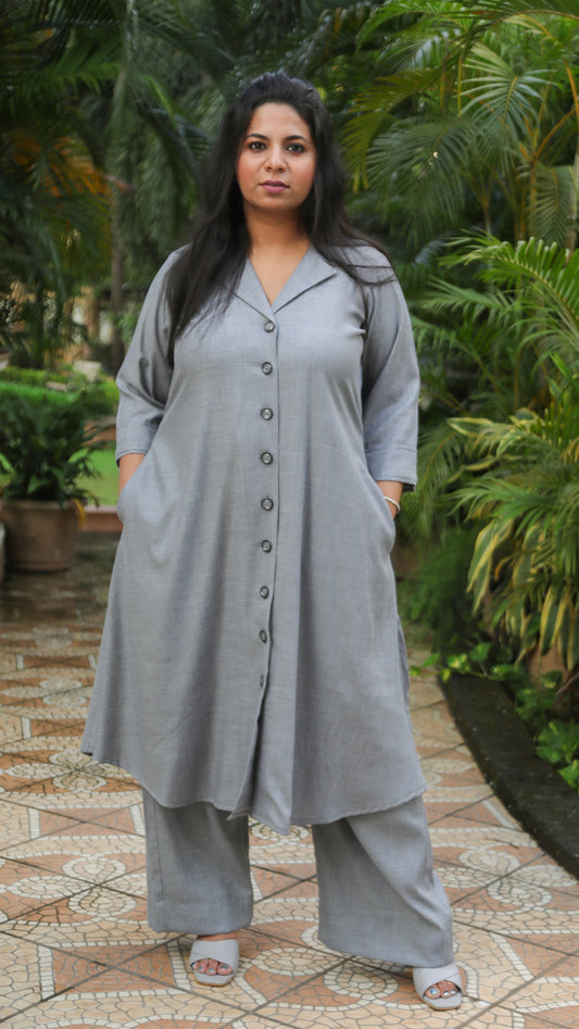 BOSS BABE co ords - GREY - Soft cotton
