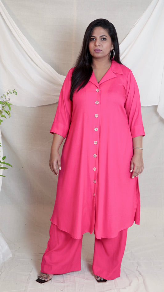BOSS BABE co ords - PINK - Soft cotton