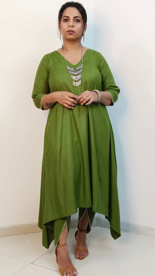 KULFI - Set - MEHENDI GREEN ( soft cotton )