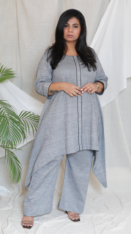 ZINTA - CO ORD SET - JAQUARD COTTON - BLACK