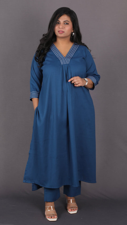 SUHANI - Full Set - soft cotton - Mid Night Blue
