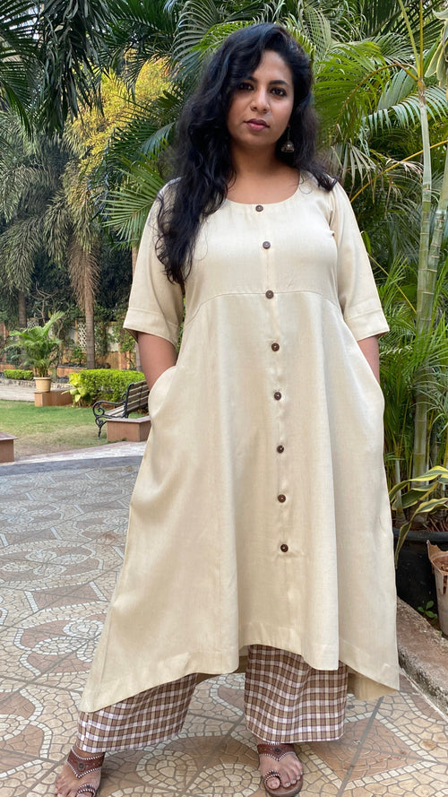 LEELA - ONLY KURTA - CREAM