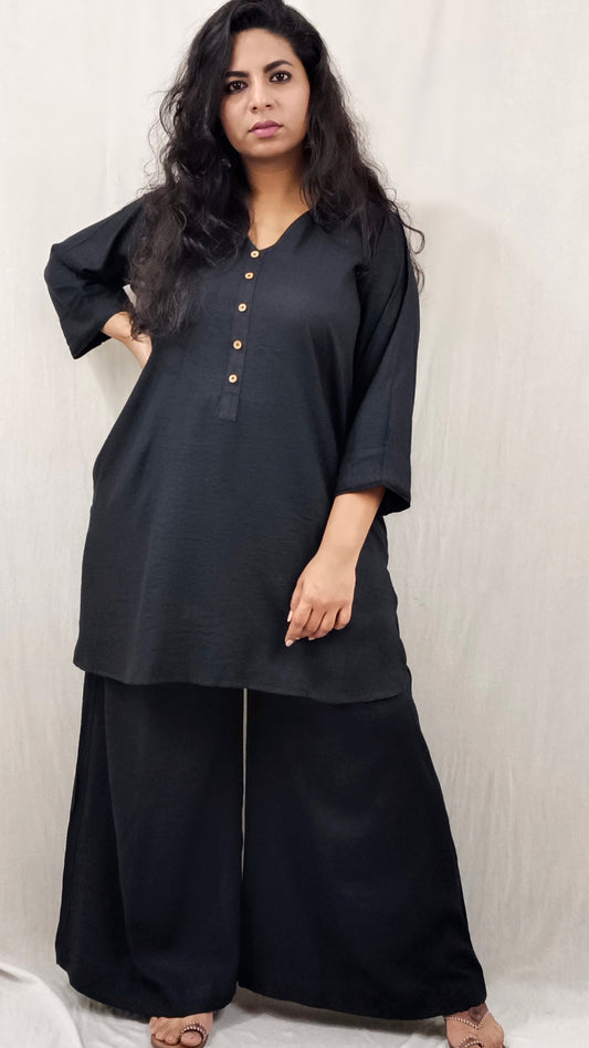 PIHU - CO ORD SET - BLACK
