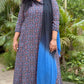 Adhira - Kurta Pant set + Dupatta Optional - BLUE