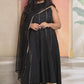 Layla - Anarkali set - Black - Silk