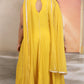 Layla - Anarkali set - YELLOW - Silk