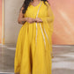 Layla - Anarkali set - YELLOW - Silk