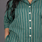 BOSSBABE cords - GREEN - Thread work COTTON