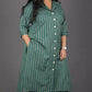 BOSSBABE cords - GREEN - Thread work COTTON