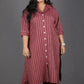 BOSSBABE cords - MAROON - Thread work COTTON