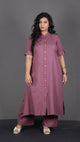 Brinda - 2 pc set - Soft Cotton - Purple