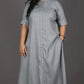 Brinda - 2 pc set - Soft Cotton - GREY