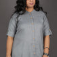 Brinda - 2 pc set - Soft Cotton - GREY