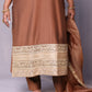 Naaz - 3pc set - crape silk - Brown