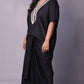 Sukoon - 2pc set - crape silk - Black