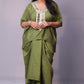 Sukoon - 2pc set - crape silk - Mehendi