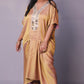 Sukoon - 2pc set - 2 tone Premium satin - Gold