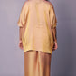 Sukoon - 2pc set - 2 tone Premium satin - Gold