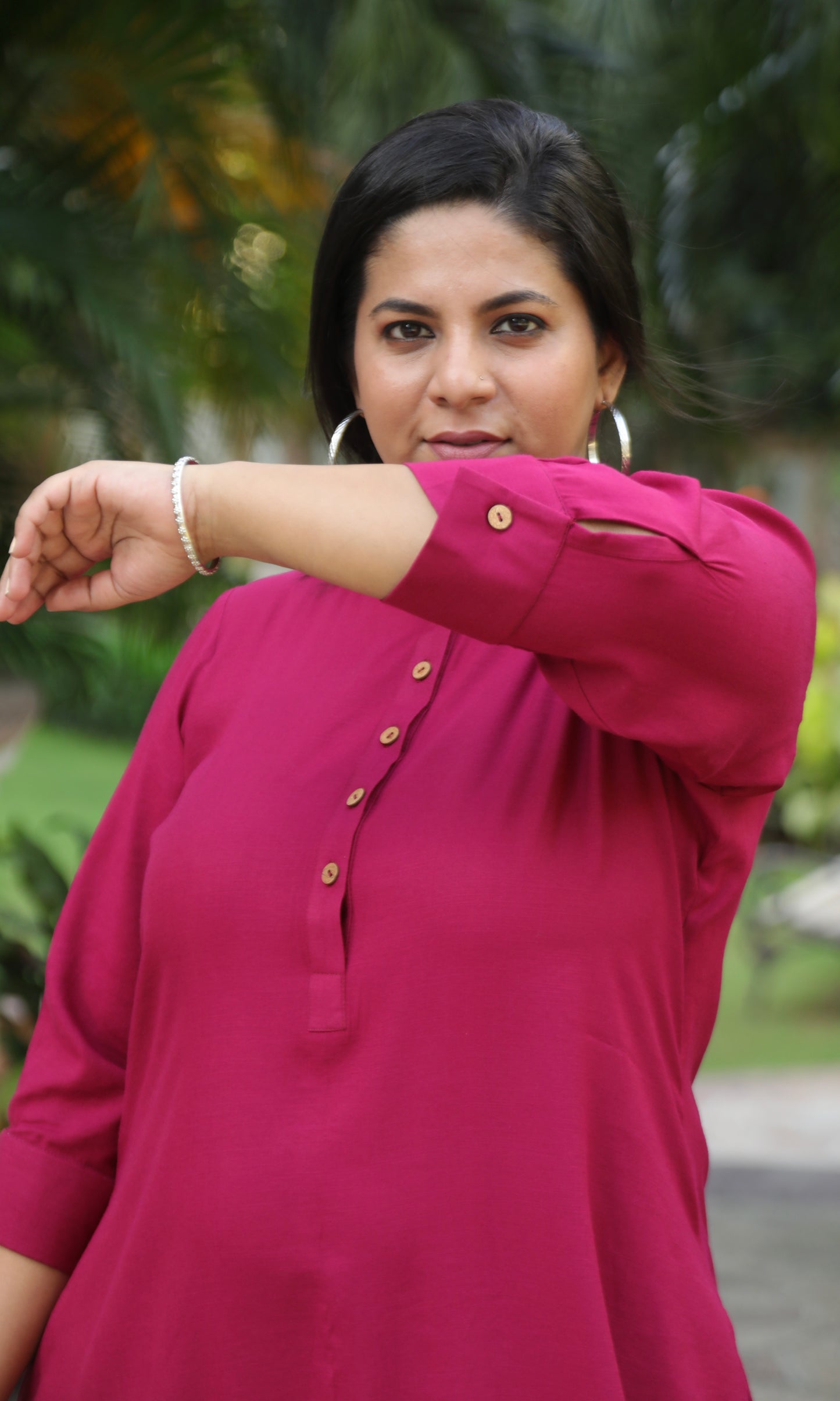 REVA co ords - Majenta - Soft Cotton
