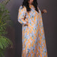NYRA - Shirt Dress - Linen Satin - Yellow
