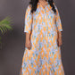 NYRA - Shirt Dress - Linen Satin - Yellow