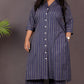 BOSSBABE cords - BLUE - Thread work COTTON