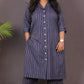 BOSSBABE cords - BLUE - Thread work COTTON