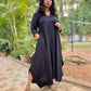 RimJhim - DRESS - BLACK - Soft Cotton