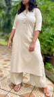 AMMU - KURTA AND PANT SET - Beige