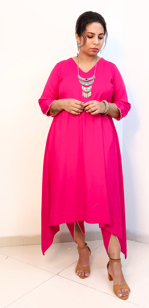 KULFI - PINK ( soft cotton ) buy kurta or full set