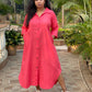 TARA - SHIRT DRESS - PEACH