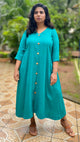 Meera - DRESS OR SET - RAMA GREEN - Soft Cotton