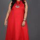Eshana - 2 pc set - Soft cotton - Red
