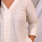 GEET - Co Ord Set - Handloom Cotton - Dobby weave - Cream