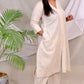 GEET - Co Ord Set - Handloom Cotton - Dobby weave - Cream