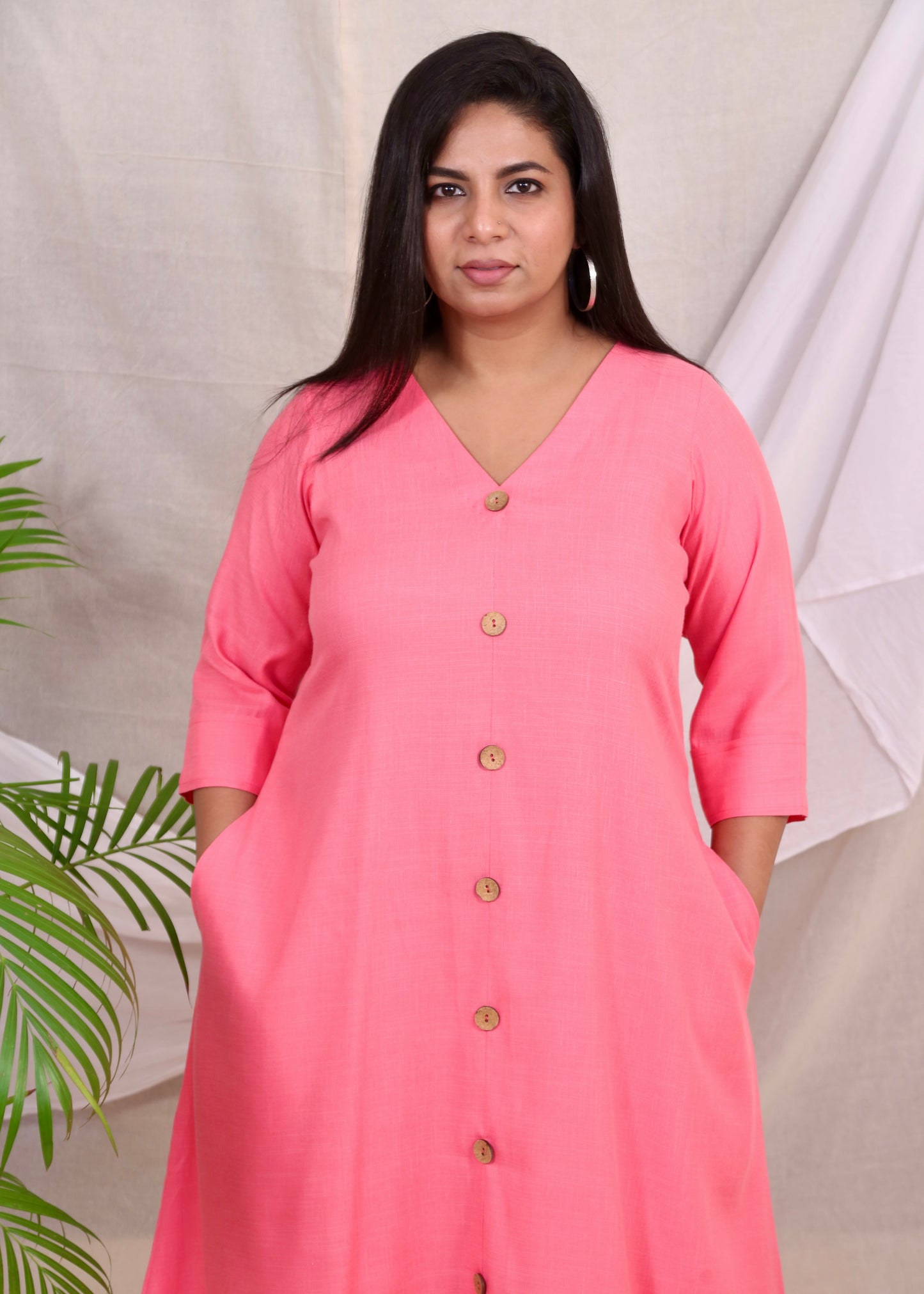 Meera - Co Ord set - Baby Pink - Soft Cotton