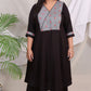 KHUSHI - kurta - BLACK - Soft Cotton