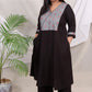 KHUSHI - kurta - BLACK - Soft Cotton