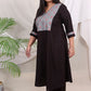 KHUSHI - kurta - BLACK - Soft Cotton