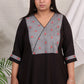 KHUSHI - kurta - BLACK - Soft Cotton