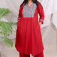 KHUSHI -  Kurta - MAROON - Soft Cotton