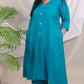 Meera - Co Ord set - RAMA GREEN - Soft Cotton