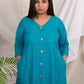 Meera - Co Ord set - RAMA GREEN - Soft Cotton