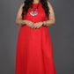Eshana - 2 pc set - Soft cotton - Red