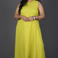 Eshana - 2 pc set - Soft cotton - Lime Green