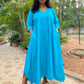 RimJhim - DRESS - BLUE - Soft Cotton