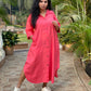 TARA - SHIRT DRESS - PEACH