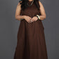Eshana - 2 pc set - Soft cotton - Brown