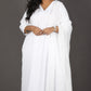 SUHANI - Full Set - soft cotton - Pure White + Mul dupatta optional
