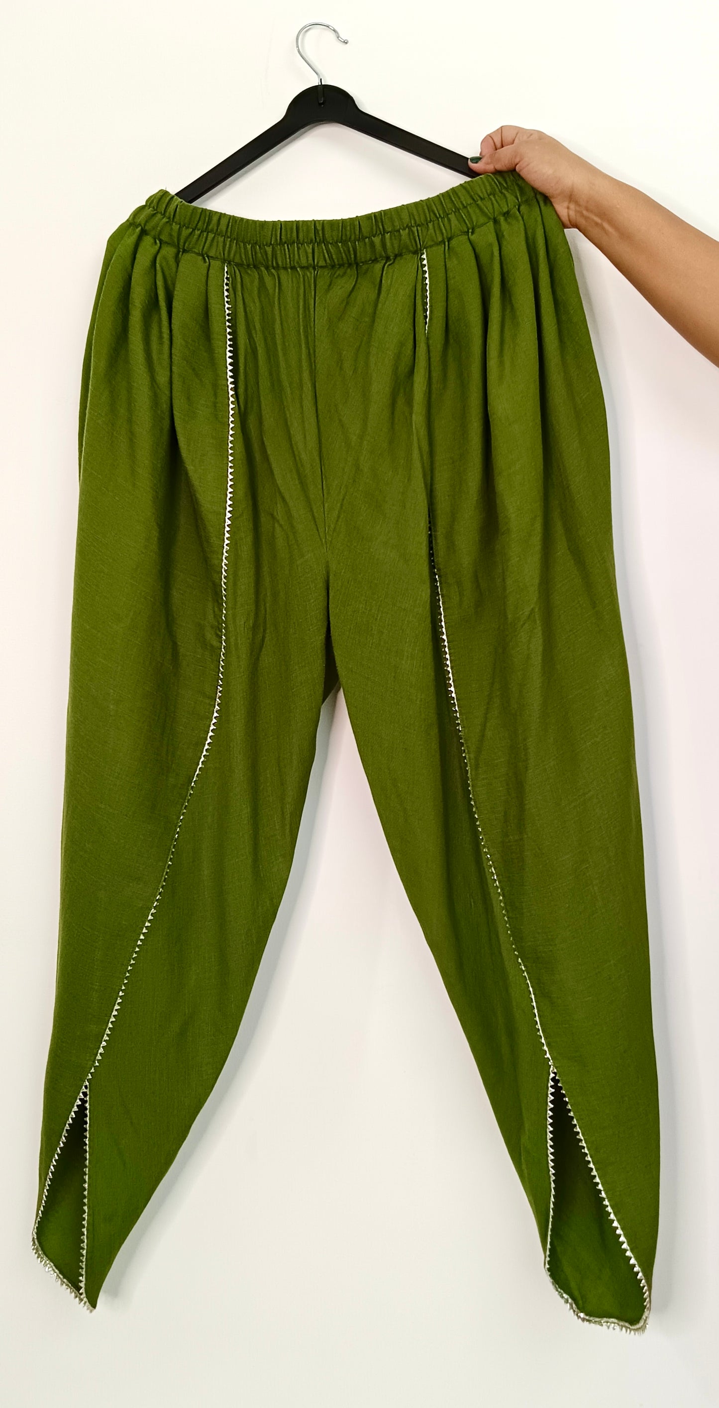KULFI - MEHENDI GREEN ( soft cotton ) buy kurta or full set